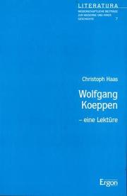 Cover of: Wolfgang Koeppen: eine Lektüre