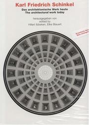 Cover of: Karl Freidrich Schinkel by Hillert Ibbeken