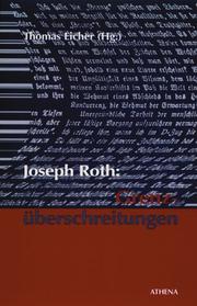 Cover of: Joseph Roth by 