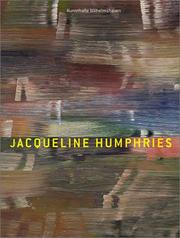 Cover of: Jacqueline Humphries by Donald Kuspit, Jacqueline Humphries