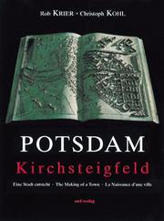 Cover of: Potsdam Kirchsteigfeld by Rob Krier, Christoph Kohl
