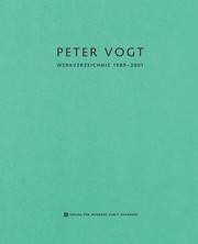 Cover of: Peter Vogt by Vogt, Peter
