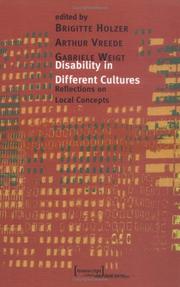 Cover of: Disability in Different Cultures: Reflections on Local Concepts