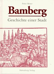 Cover of: Bamberg by Peter Moser