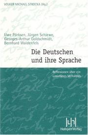 Cover of: Die Deutschen und ihre Sprache