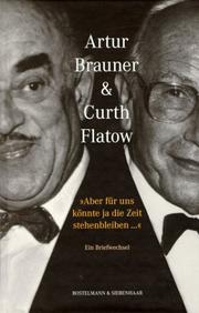 Cover of: Aber für uns könnte ja die Zeit stehenbleiben-- by Artur Brauner