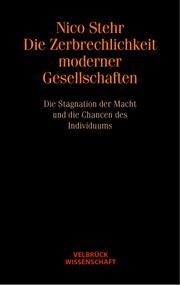 Cover of: Die Zerbrechlichkeit moderner Gesellschaften