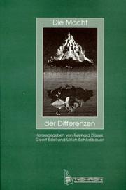 Cover of: Die Macht der Differenzen: Beiträge zur Hermeneutik der Kultur