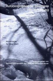 Cover of: Autobiographische Zeugnisse der Verfolgung: Hommage für Guy Stern