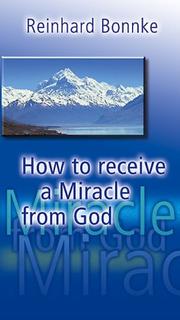 Cover of: Receive a Miracle from God