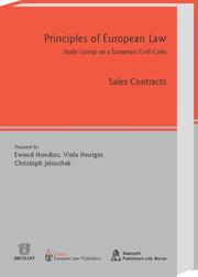 Cover of: Sales Contracts | Viola Heutger
