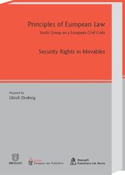 Cover of: Security Rights in Movables