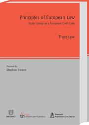 Cover of: Trust Law