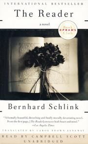 Cover of: The Reader (Oprah's Book Club) by Bernhard Schlink, Bernard Schlink