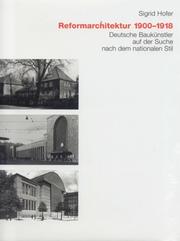 Cover of: Reformarchitektur: 1900-1918
