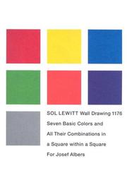 Cover of: Sol LeWitt: Seven Basic Colors and All Their Combinations in a Square Within a Square