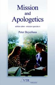Cover of: Mission and Apologetics