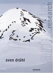 Cover of: Sven Drühl: Artistic Research