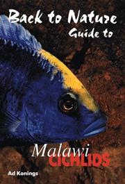 Guide to Malawi Cichlids by Ad Konings