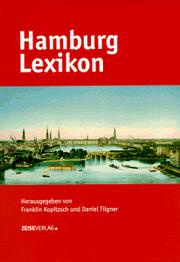 Cover of: Hamburg Lexikon by herausgegeben von Franklin Kopitzsch und Daniel Tilgner.