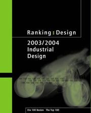 Cover of: Ranking Design 2003-2004: The Top 100 Industrial Design Manufacturers in Germany
