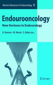 Cover of: Endourooncology: New Horizons in Endourology (Recent Advances in Endourology)