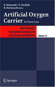 Cover of: Artificial Oxygen Carrier by 