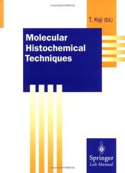 Cover of: Molecular Histochemical Techniques