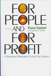 Cover of: For People-And for Profit: A Business Philosophy for the 21st Century