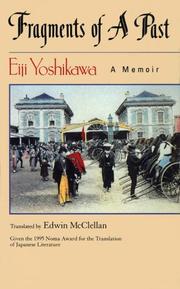 Cover of: Fragments of a Past by Eiji Yoshikawa