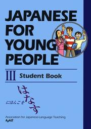 Cover of: Japanese for Young People III: Student Book (Japanese for Young People Series)