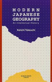 Cover of: Modern Japanese geography by Keiichi Takeuchi