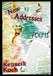 Cover of: New addresses by Kenneth Koch