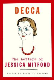 Cover of: Decca: The Letters of Jessica Mitford