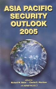 Cover of: Asia Pacific Security Outlook 2005 (Asia Pacific Security Outlook)