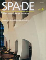 Cover of: SPA-DE, Vol. 4: Space & Design--International Review of Interior Design