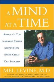 Cover of: A Mind at a Time by Mel Levine