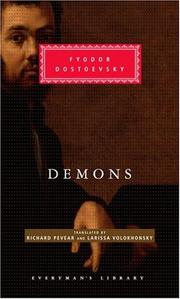 Cover of: Demons by Фёдор Михайлович Достоевский