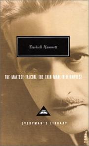 Cover of: The  Maltese falcon ; The thin man ; Red harvest