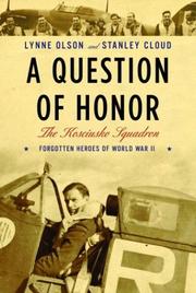 Cover of: A question of honor by Lynne Olson