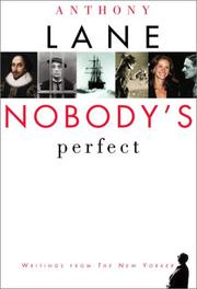 Cover of: Nobody's perfect: writings from the New Yorker