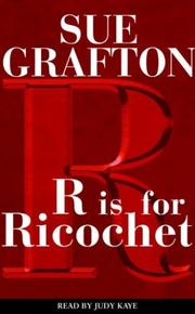 Cover of: R is for Ricochet (Sue Grafton)