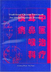 Cover of: Traditional Chinese Treatment for Otolaryngologic Diseases by Hou Jinglun