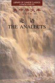 Cover of: The Analects (Library of Chinese Classics) by Confucius