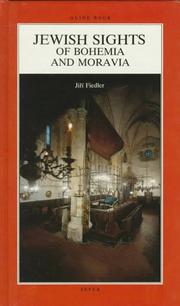 Cover of: Jewish sights of Bohemia and Moravia: guide book
