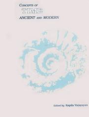 Cover of: Concepts of time, ancient and modern by edited by Kapila Vatsyayan.