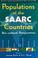 Cover of: Populations of the SAARC countries