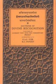 Cover of: Īśvarapratyabhijñāvimarśinī by Abhinavagupta Rājānaka., Abhinavagupta Rājānaka., Abhinavagupta Rājānaka.