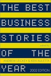 Cover of: The Best Business Stories of the Year by Andrew Leckey, Andrew Leckey