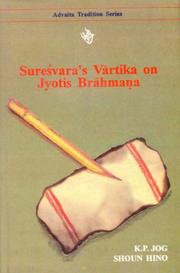Cover of: Sureśvara's Vārtika on Jyotis Brāhmaṇa
